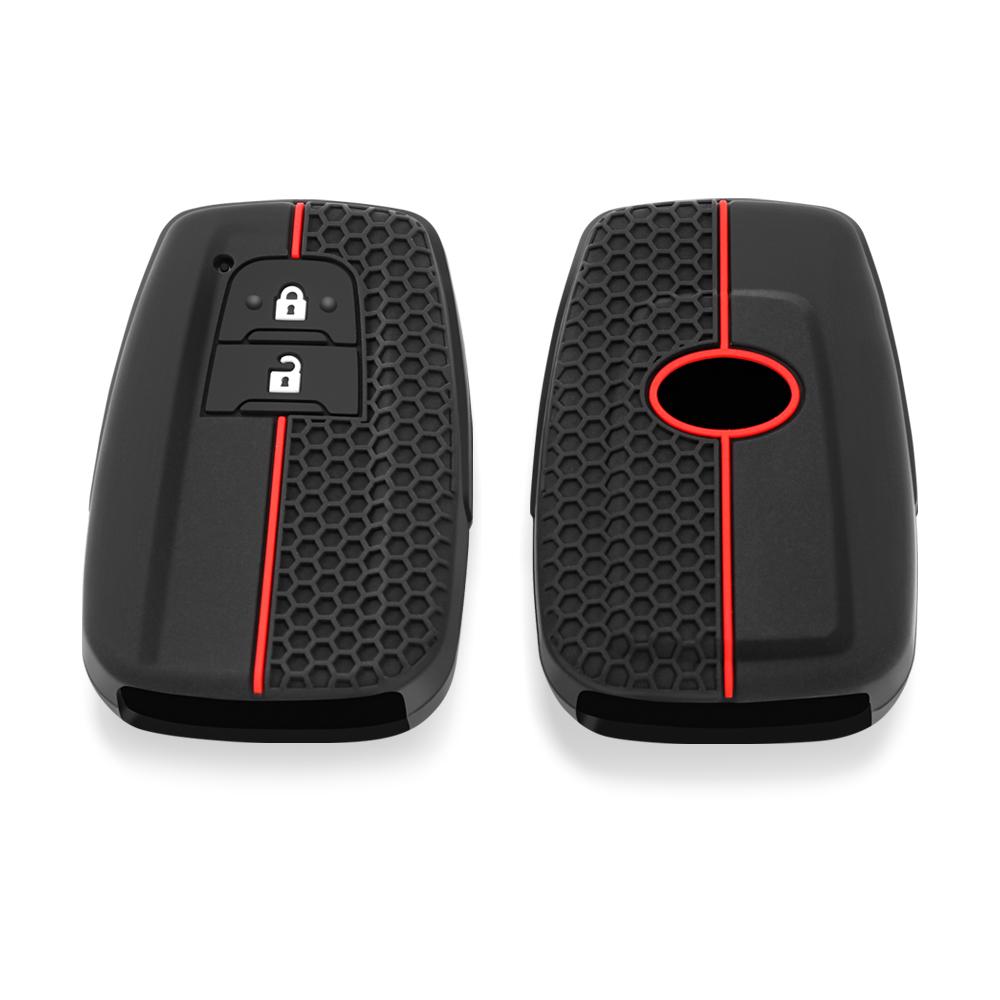 Чехол-брелок от автомобиля для Toyota CHR C-HR Prius RAV4 2016-2019, 2, 3, 4 кнопки, пульт дистанционного управления без ключа