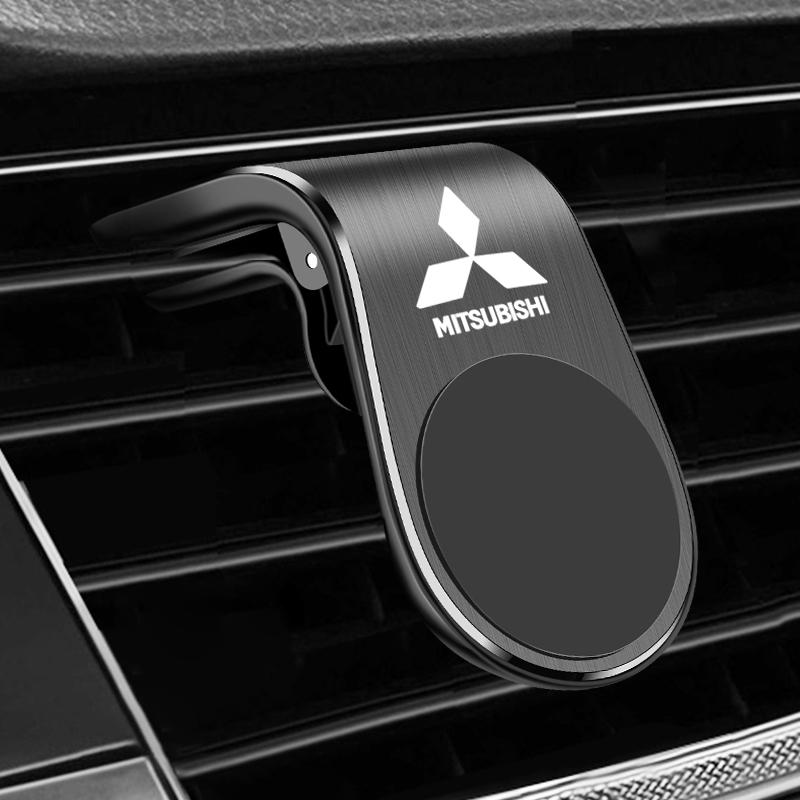 Металлический магнитный держатель для телефона в машину для Mitsubishi ASX LANCER OUTLANDER PAJERO Ralliart Аксессуары Стайлинг автомобиля