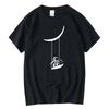 Men's T-shirt Cotton Short Sleeve Funny Astronaut Print Men T Shirt Casual Summer Loose Tee Shirts Mens O-neck Male T-shirt