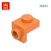 Нетоксичный 358 шт./Лот Скоба с 2 отверстиями спереди 1x1 - 1x1 Кубик Цвета Moc Аксессуары Совместимый с 36841 Кирпичик Детские Игрушки