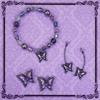 Butterfly Motif Earrings SAME1524 XV [Anna Sui]