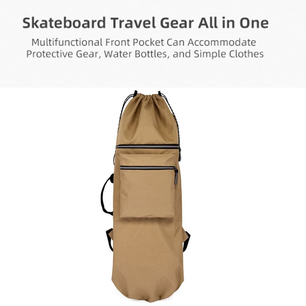 Night Reflective Skateboard Backpack Waterproof Skateboard Gear Bag Skateboard Bag  Outdoor Sports