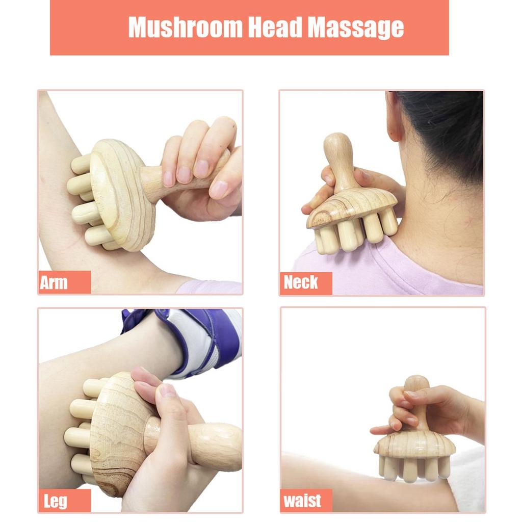 5 шт., деревянные терапевтические массажные инструменты, набор инструментов для скульптуры тела, лимфодренаж, антицеллюлитный массажер для расслабления мышц тела