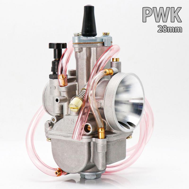 Универсальный карбюратор для тюнинга мотоциклов и квадроциклов PWK 21-26 мм, более быстрое ускорение, экономия топлива, пескоструйный карбюратор, автомобильные аксессуары