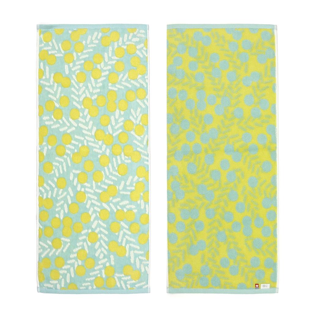 Полотенце для лица Imabari Towel Iori мимоза (синий)