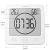 Powered Home Decor LCD Display Clock Art Hanging Watch Wall Clock Clock Timer Digital Shower Clock