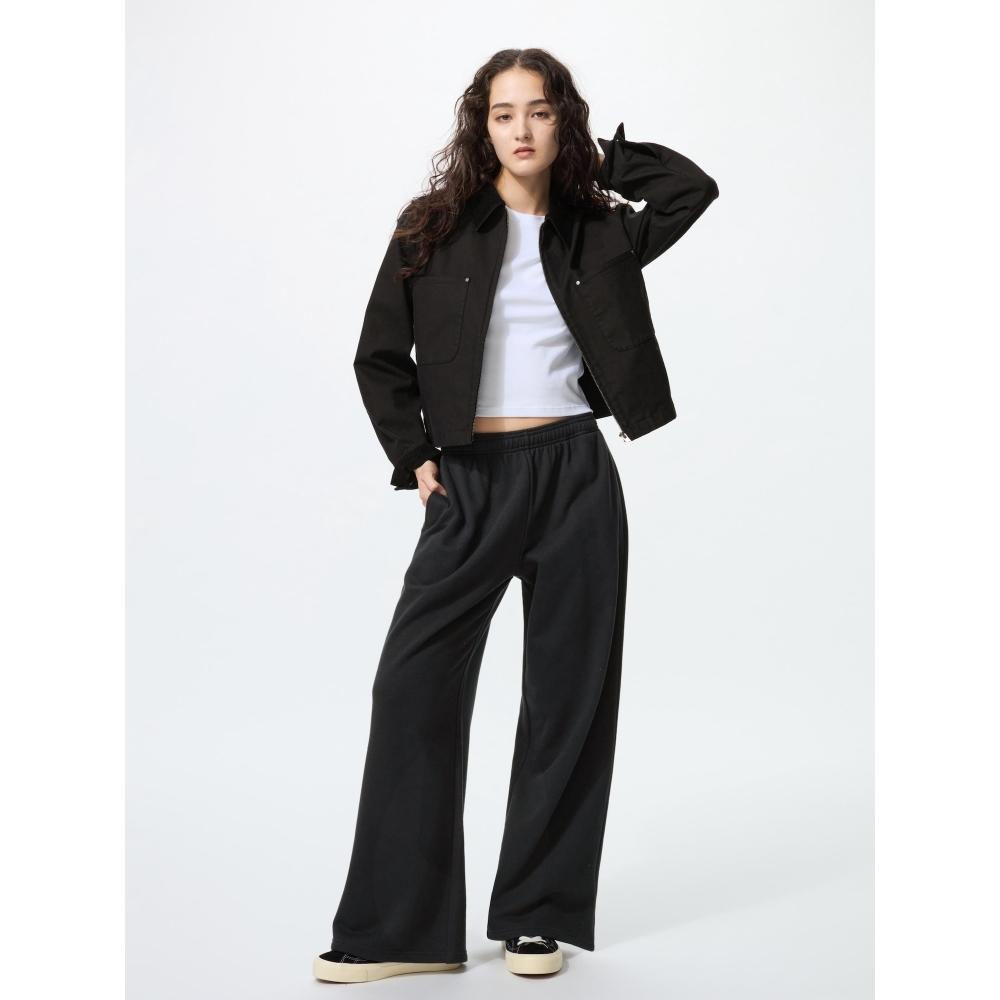 Uniqlo Широкие спортивные брюки Длина штанины 70 73 см