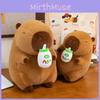 Calcium Ad Milk Capybara Plush Toy Pillow With Two In One Design For Use Office