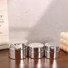 Косметическая баночка 5-50 г для крема для лица, стеклянная бутылочка, серебряная баночка для крема, косметический контейнер, пустая баночка для клея для ногтей, дорожный контейнер для макияжа