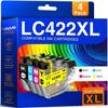 Compatible Ink Cartridge - DOUGLAS LABORATORIES - LC422XL - Multi-color - 3000 Pages - 4 Pieces