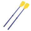One Pair of Rubber Rowing Oars, 120cm Foldable and Detachable