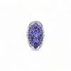 Natural Iolite 925 Sterling Silver Ring