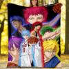 Kuroko's Basketball1 printed throw blanket—lightweight,soft,warm;versatile blanket for all seasons—perfect as &air-conditioning throw,nap blanket
