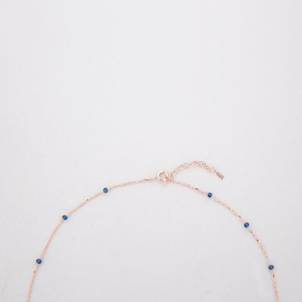 [Джуди и Пол] Ожерелье Gloria Blue Diamond из розового золота N52220