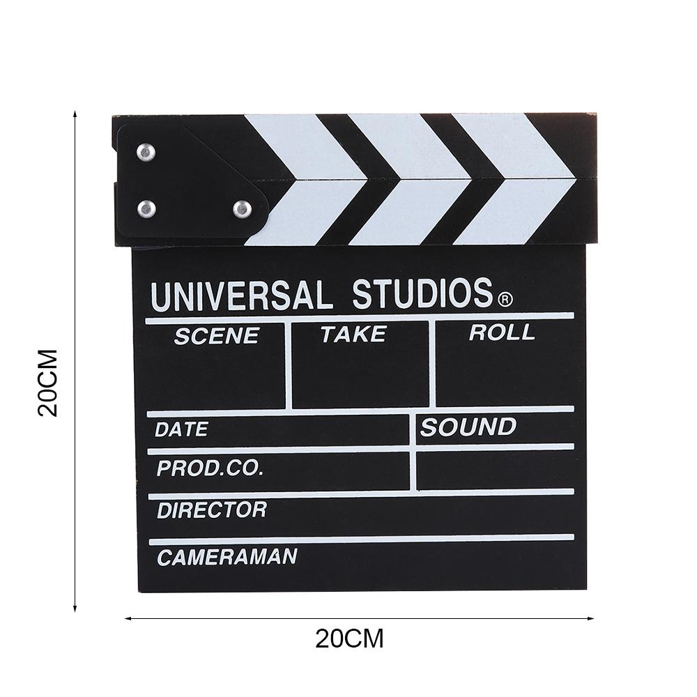 Photo Accessories Clapper Board Slate Director Video Clapboard TV Film Movie Shooting props