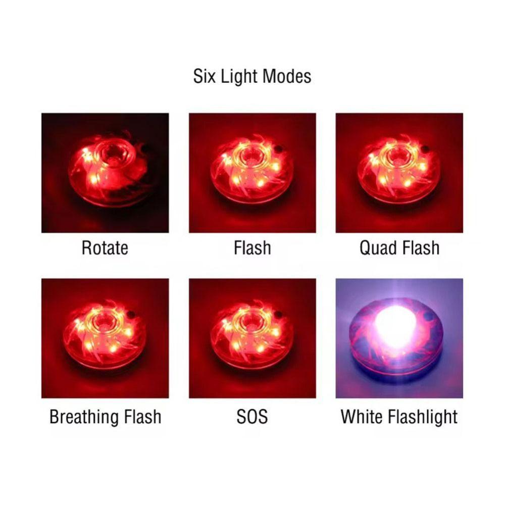 Magnetic Base Vehicle Warning Lights Waterproof Emergency Flashing Lights Car Road Accident