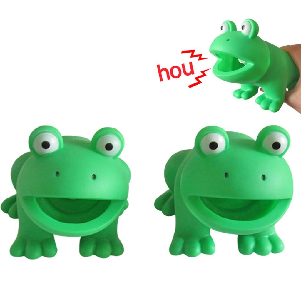 1pc-Interactive Squeaky Dog Toy-Safe & Durable with Puppy-Cute Frog Shaped Design Sound Toy Suitable for Small Dogs To Play with