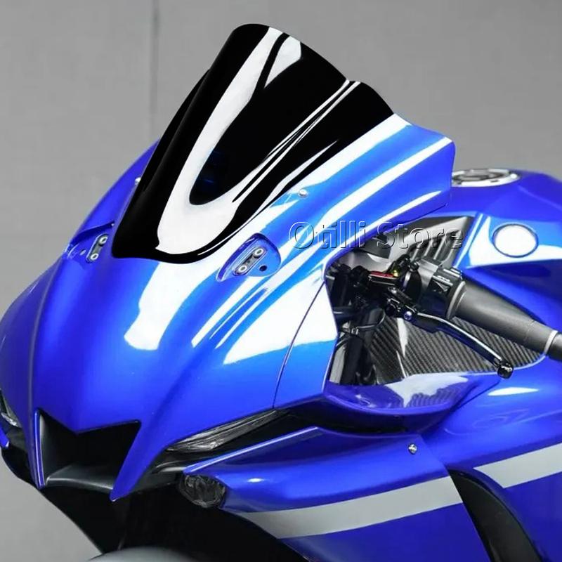 Для Yamaha YZF-R1 YZF R1 R1M YZF-R1M 2020-2025 Ветровое стекло Ветрозащитный щиток Щиток Двойной пузырь Дефлектор ветра Аксессуары для мотоциклов