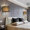 USB Charging European Style LED Wall Lamp for Indoor Use - Ideal for Hotels and Bedrooms