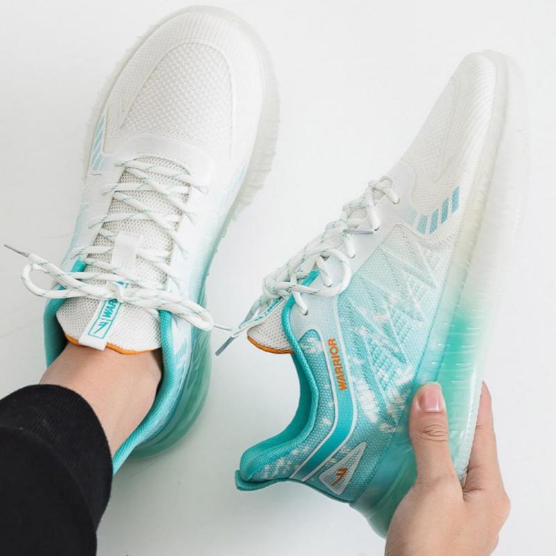 Warrior Мужская обувь, легкие повседневные кроссовки с мягкой подошвой из дышащей сетки