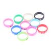 10 шт. Противоскользящие резинки Силиконовое кольцо Кольцо O-образной формы Протектор Случайный цвет Снасть Противоскользящее кольцо для удочки Рыболовные снасти