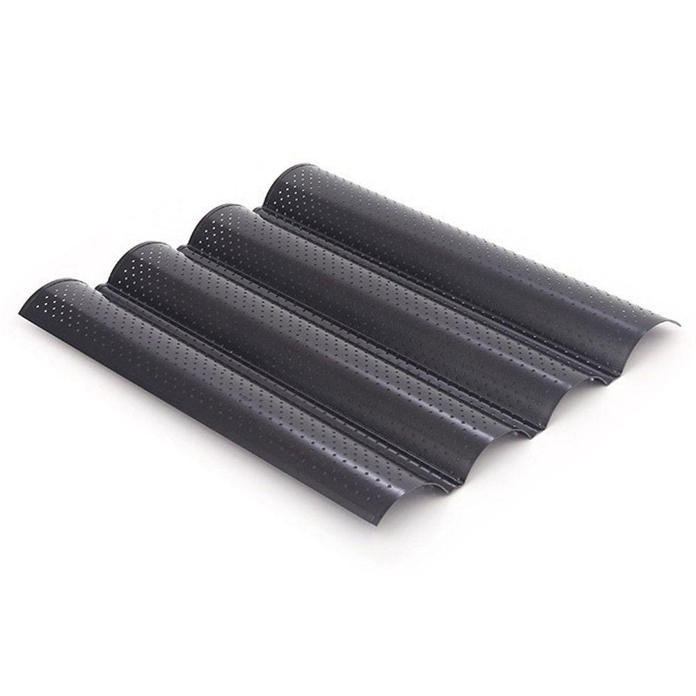 Новый противень для выпечки багетов с антипригарным покрытием, волнистый, форма для выпечки, форма для выпечки французского хлеба, инструмент для выпечки тостов из французского хлеба, форма для багетов