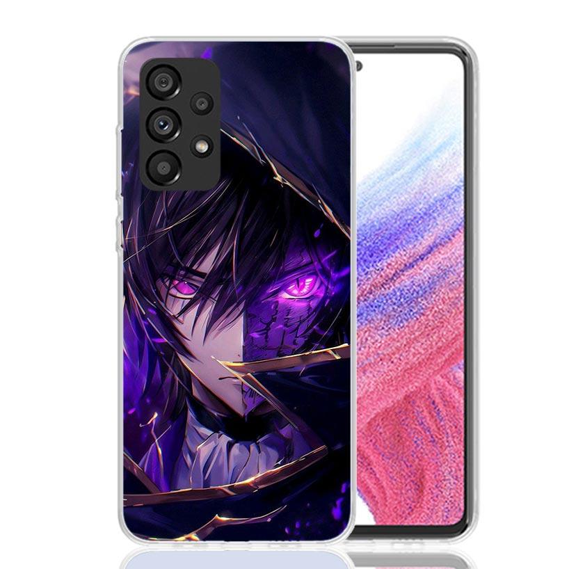 Чехол для телефона с аниме Code Geass для Samsung Galaxy A52 A32 A22 A12 A02S A50S A30S A51 A31 AA71 Note 20 Ultra 10 S10 Plus Galaxy A52