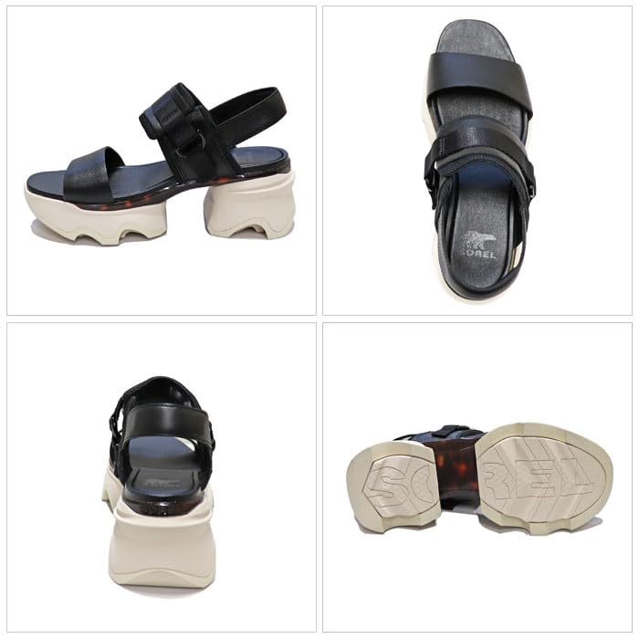 Босоножки на каблуке Sorel Kinetic Impact Slingback, женские, NL4951, размер 24,0 см, черный, мел