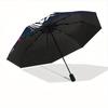 1pc Wolf Spirit Automatic Open/close, All-Season Portable Folding Umbrella, Travel, Everyday, Formal Events132