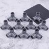 10 шт. ПВХ колено 3-ходовые фитинги для труб ПВХ садовый тройник угловое соединение ножки палатки угловой центральный соединитель