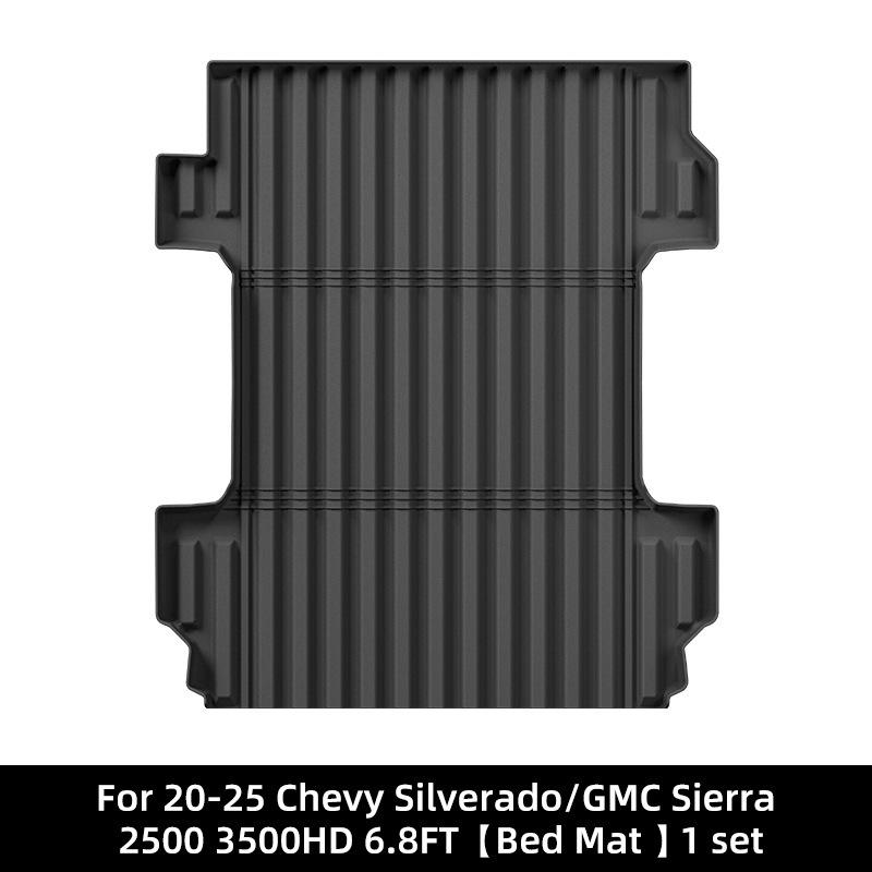 Совместимые коврики в кузов для Chevy Silverado/GMC Sierra 2500HD/3500HD (Модели 2020-2025 гг.).