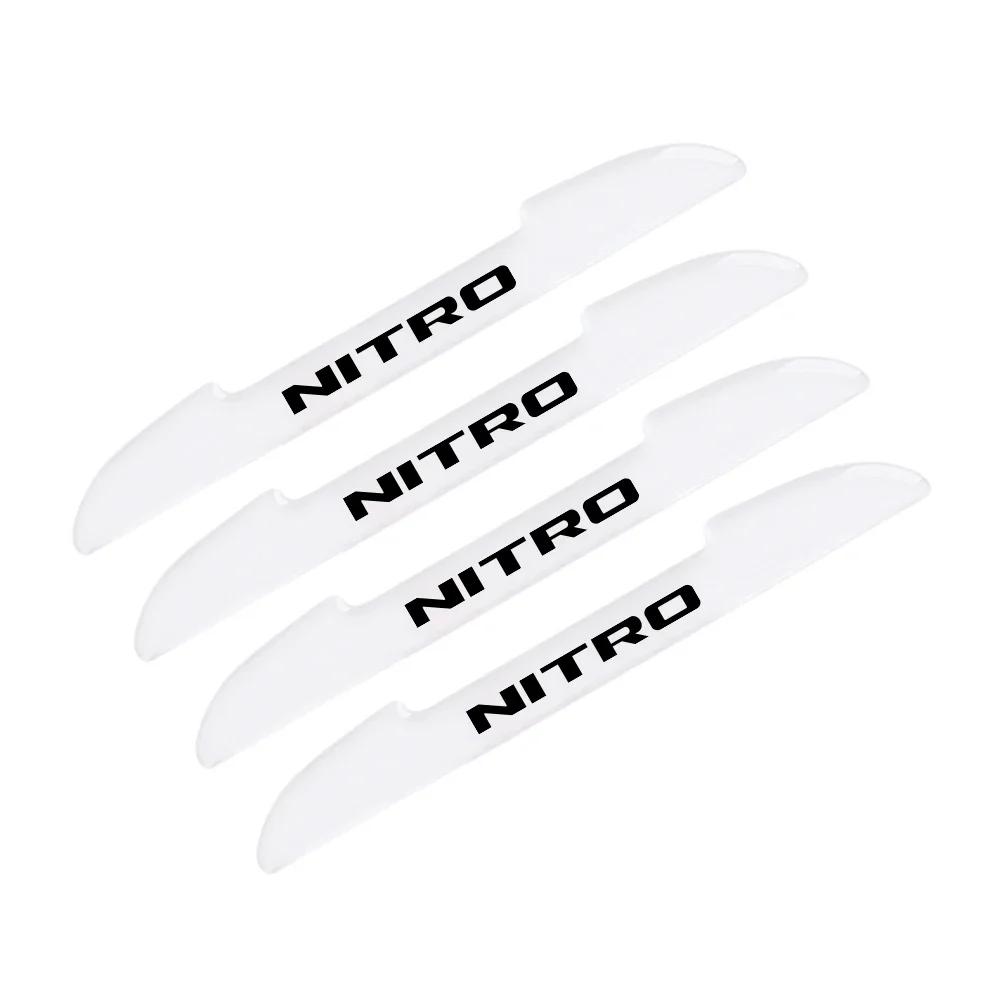 4PCS Car Door Anti Collision Strips Auto Accessories For Dodge Journey Challenger Caliber Charger Ram 1500 Avenger Nitro DART