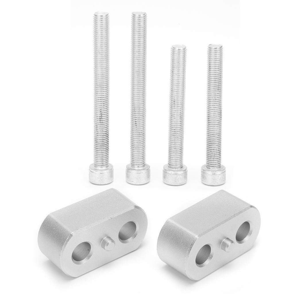 Motorbike Handlebar Riser Mount Aluminium Alloy Replacement for TRIUMPH TIGER 900 RALLY PRO GT 2020Silver