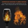 12/96 LED Solar Flame Light Waterproof Torch Lights Flame Lamp with Flickering for Outdoor Garden Landscape Driveway Patio