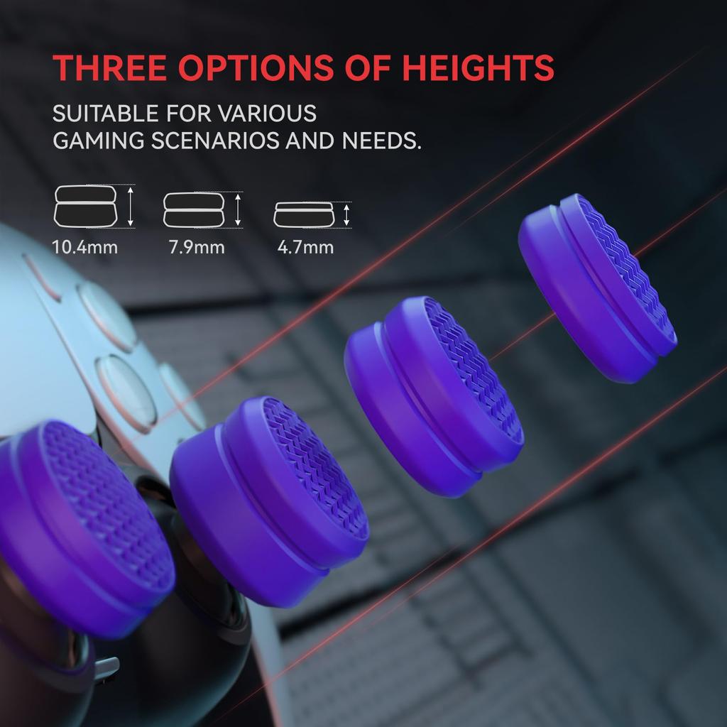 PlayVital Thumb Cushion Cap Cover Thumb Grip для PS5 PS4 Thumb Stick Grip Cover для Xbox Core Xbox One Elite Series 2 Wireless Thumb Grip Cap для