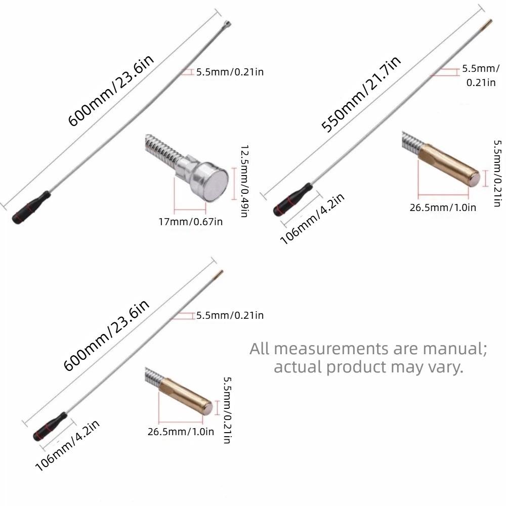 Powerful Flexible Magnetic Pickup Tool Foldable Magnet Grabber Metal Suction Bar Automotive Repair