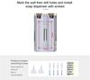 Double Head Single Triple Hotel Manual ABS Plastic Wall Mounted Shampoo and Shower Gel Box Hand Press Out Liquid Soap Dispenser