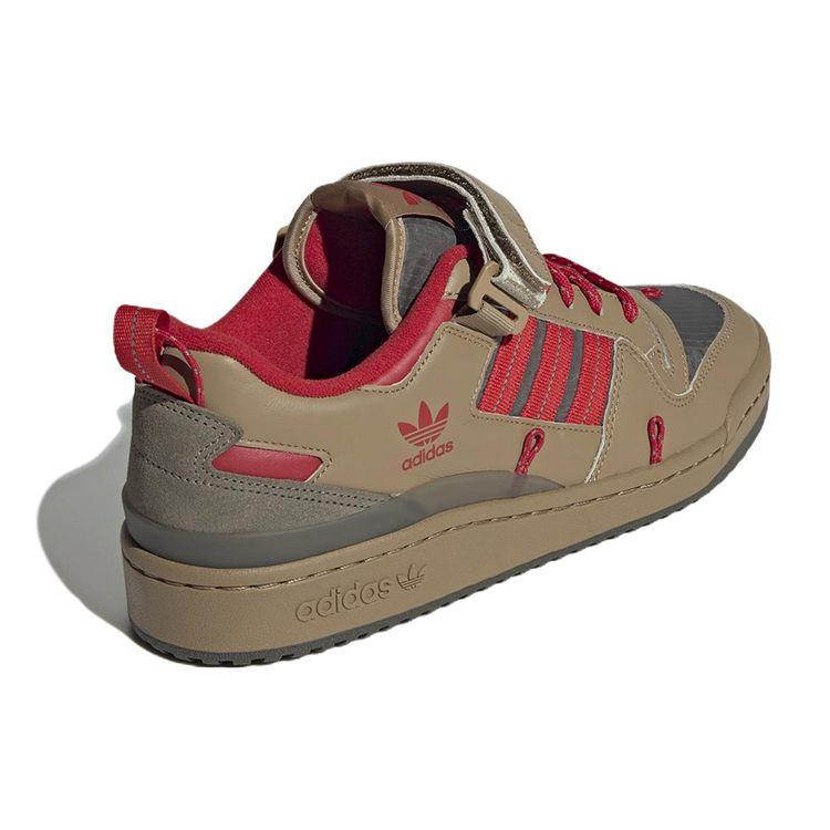Adidas Forum 84 Camp Low Cardboard Scarlet Мужские кроссовки Коричневые, практично-серые GV6785