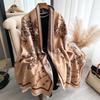 Retro Temperament Printed Imitation Cashmere Scarf Autumn And Winter With High-End Shawl Warm Scarf Women