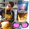 Welding Goggles, Solar Welding Face Mask, Automatic Dimming Helmet, Goggles