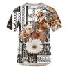 Summer Fashion New Yellow Crown Printed Men's T-shirt Street Harajuku Comfortable Plus Size Round Neck Short Sleeve Top