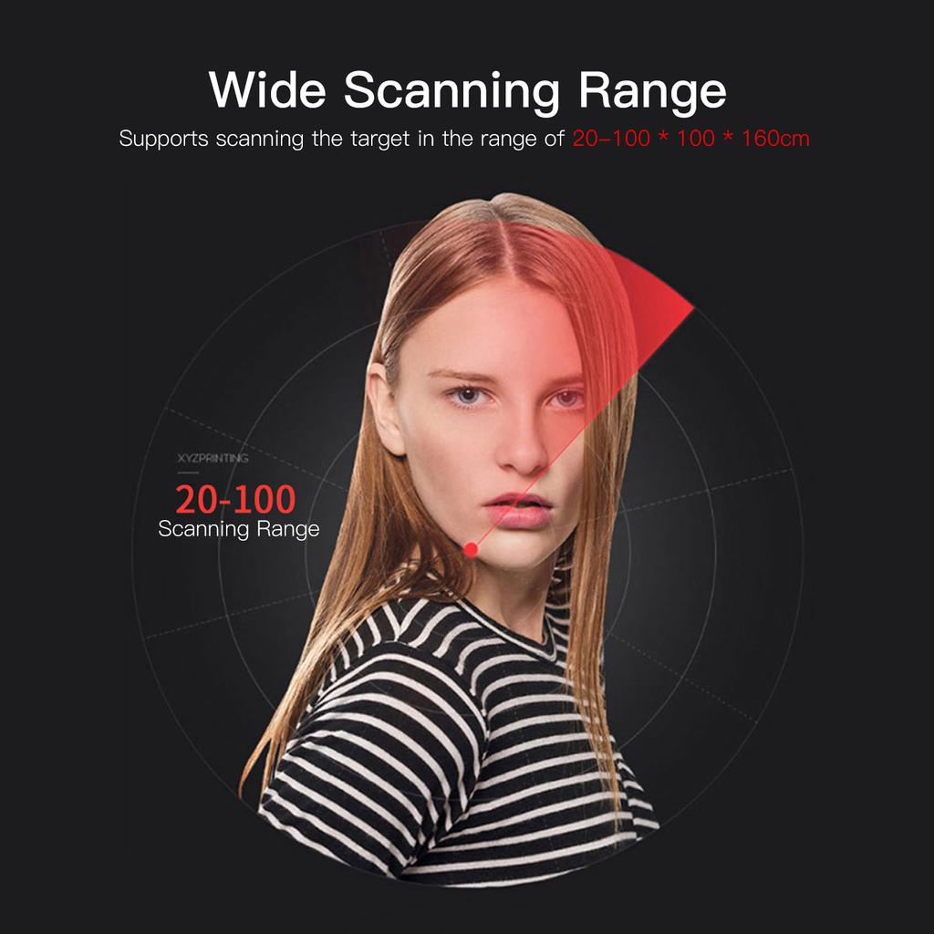 Ручной полноцветный 3D-сканер XYZprinting 2.0 Сканер для 3D-моделирования Высокоточный USB Plug & Play