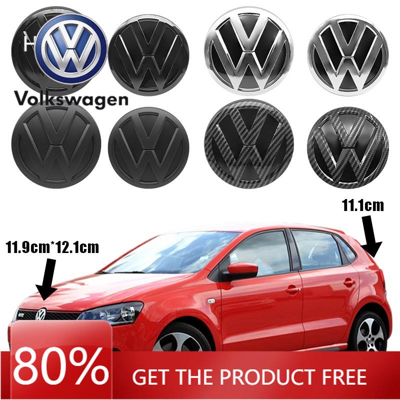 Для VOLKSWAGEN VW 2 шт. Замена передней решетки радиатора VW Эмблема логотипа на крышке багажника Декоративная Для Volkswagen Polo 6 6C 2014-2018