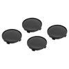 4PCS Wheel Center Caps Rain Proof Exquisite Car Rim Center Hub Cover Cap Decoration for Automobile Modification