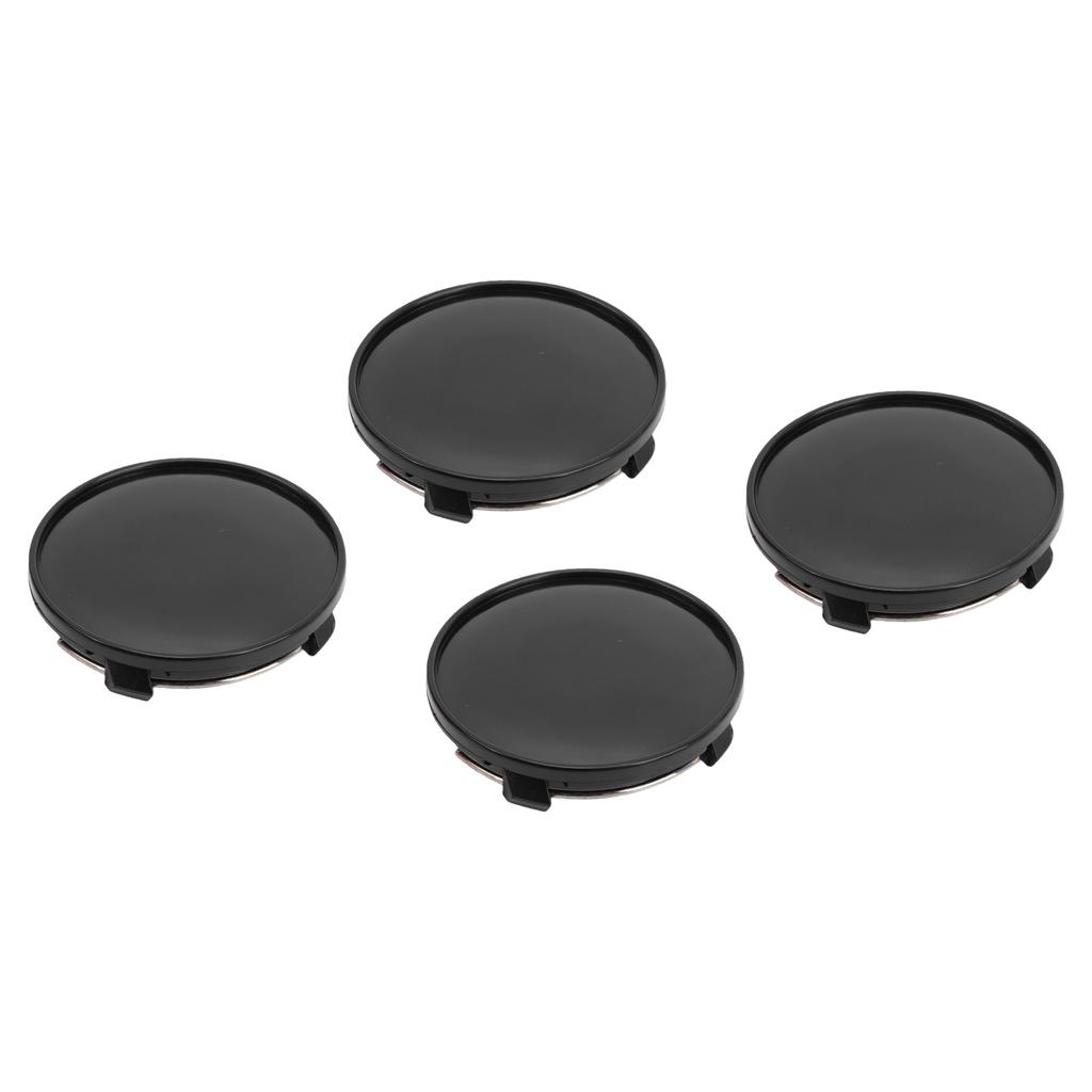 4PCS Wheel Center Caps Rain Proof Exquisite Car Rim Center Hub Cover Cap Decoration for Automobile Modification