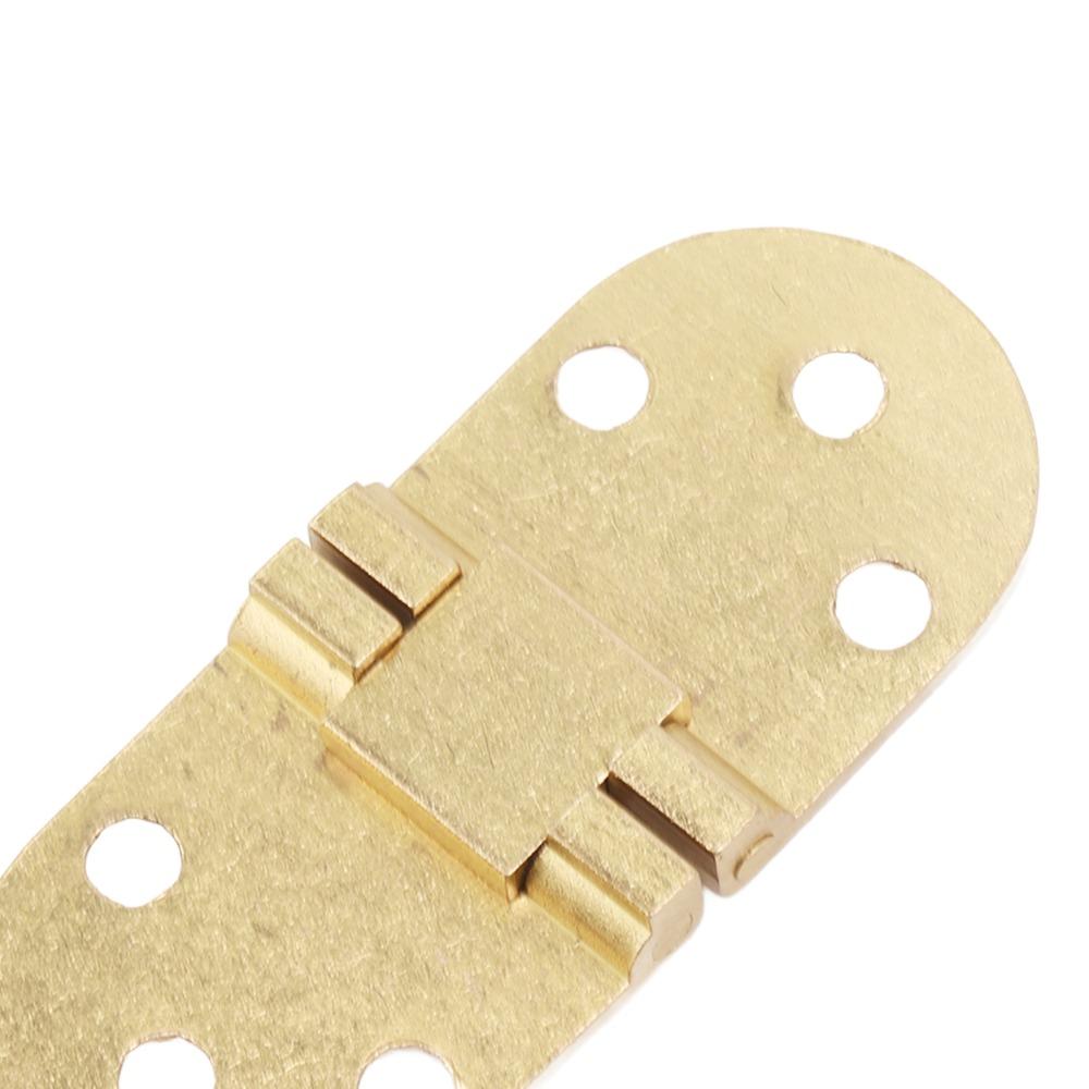 2pcs Brass Folding Table Hinge Round Edge Table Hinge Classic Flap Hinge Folding Table