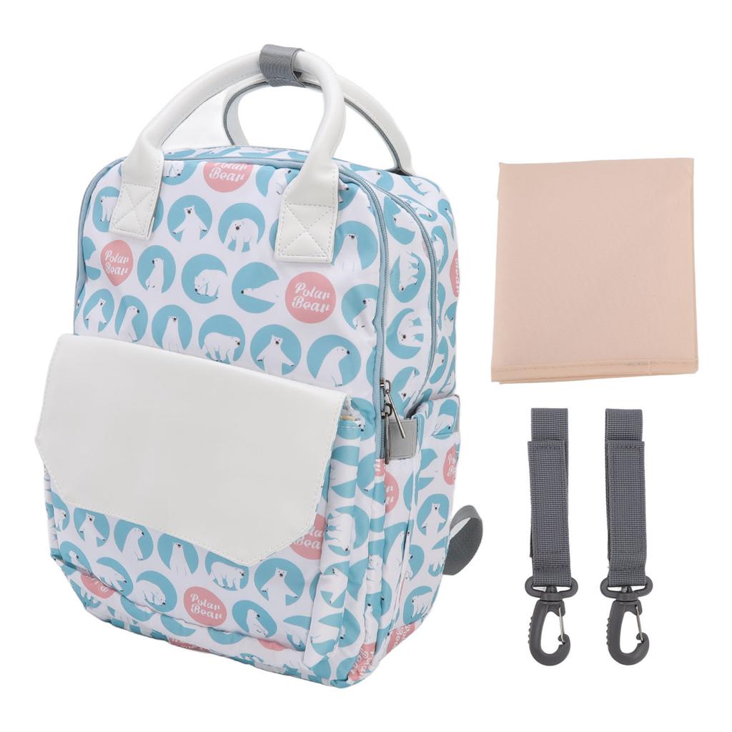 Mummy Backpack Multifunctional Large Capacity Waterproof Fashion Nylon Portable Baby Diaper Bag