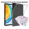 Противоударный чехол с 4 подушками безопасности для Huawei MatePad SE 2022, чехол AGS5-L09/W09 10,4 дюйма Ags3K-W20/AL20 10,1 дюйма, прозрачная задняя крышка из ТПУ