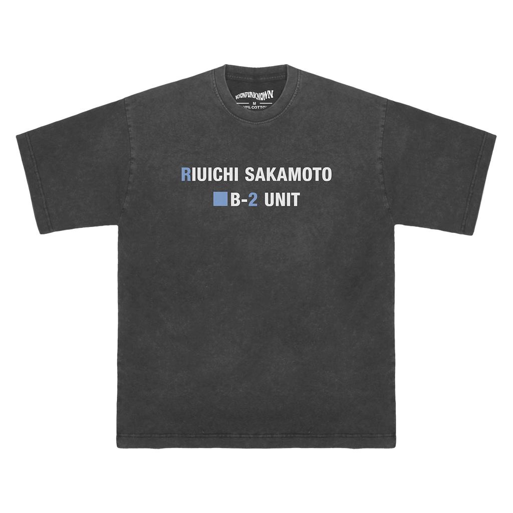 Riuichi Sakamoto TShirt B Unit Electro YMO Haruomi Hosono Yukihiro Takahashi Men Washed Long Short Sleeves Cotton Tee Shirt