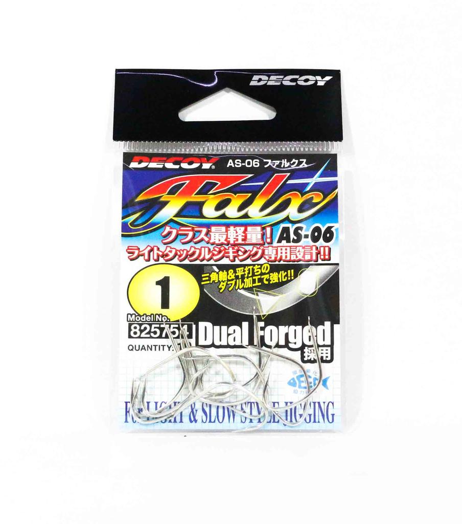 Decoy AS-06 Jigging Single Falx Dual Forged Size 1 (5754)